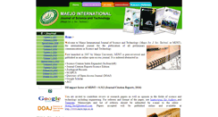 Desktop Screenshot of mijst.mju.ac.th